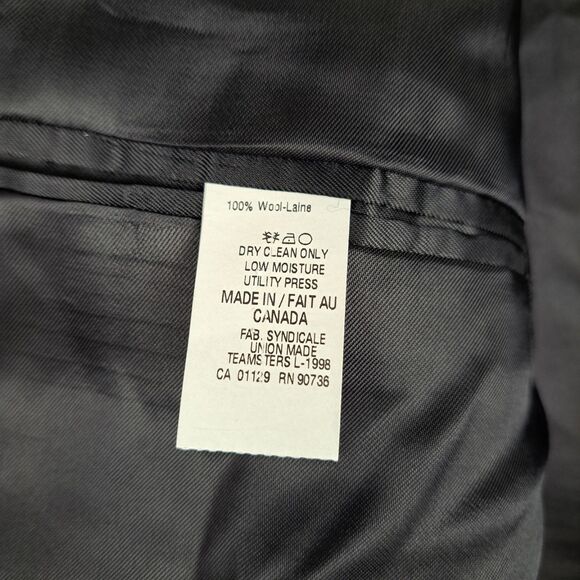 Lauren Ralph Lauren Men's 47R Pinstripe 100% Wool Blazer Sport Coat Jacket - Picture 5 of 16